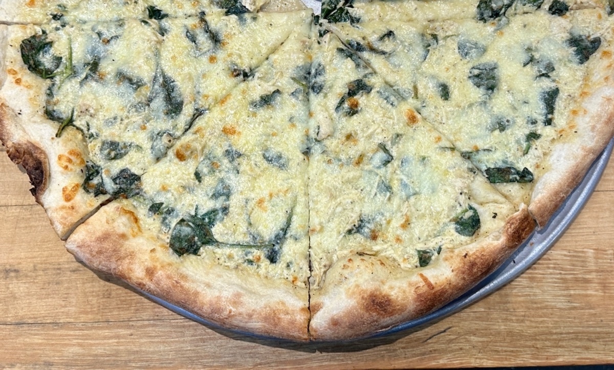 Chicken Marsala w/ Spinach Pizza