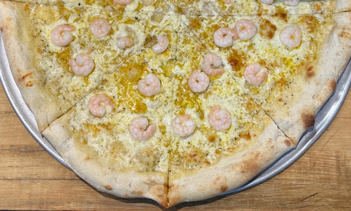 Shrimp Scampi Pizza