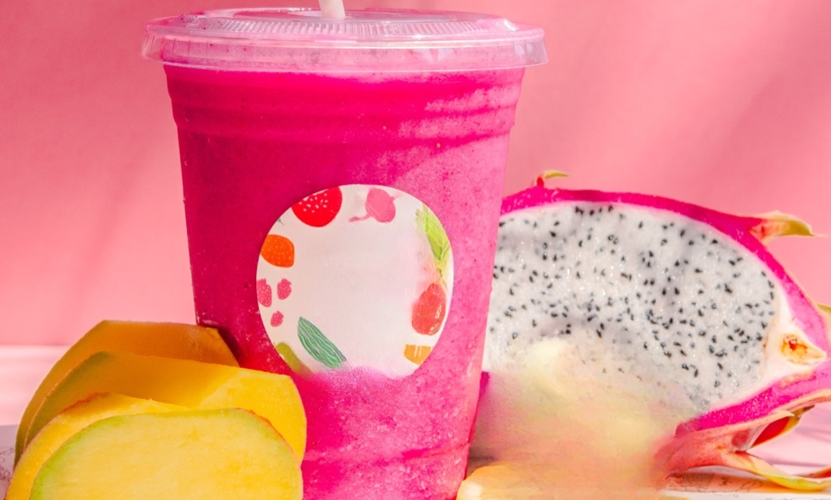 Mango Dragonfruit Frozen Lemonade