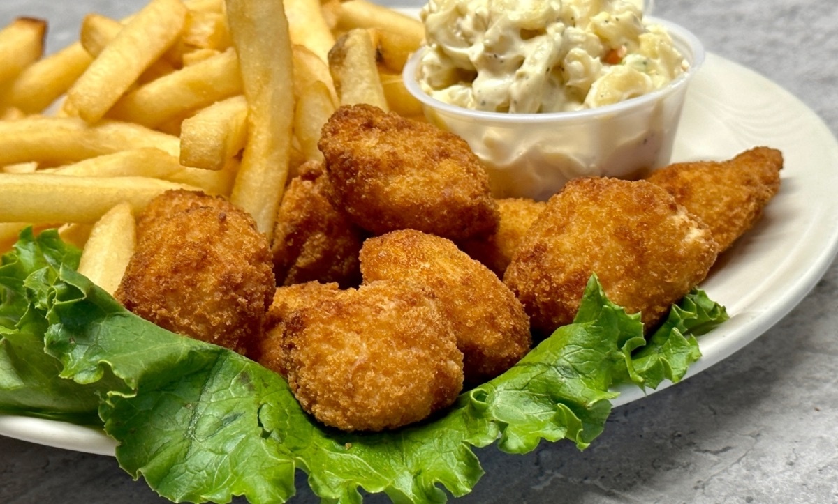 Fried Scallop Dinner