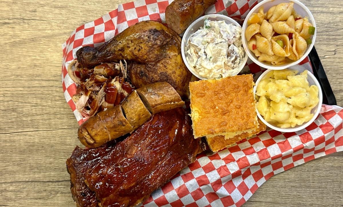 Four (4) Meat Platter