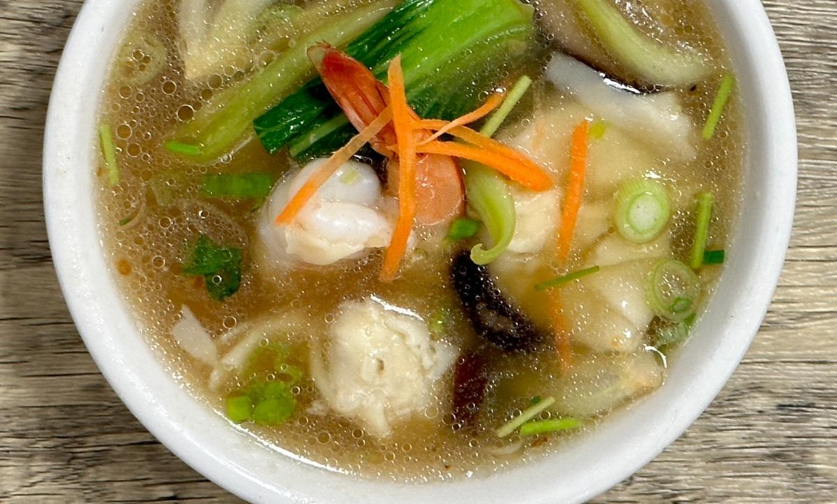 Crab Wonton Noodle Soup