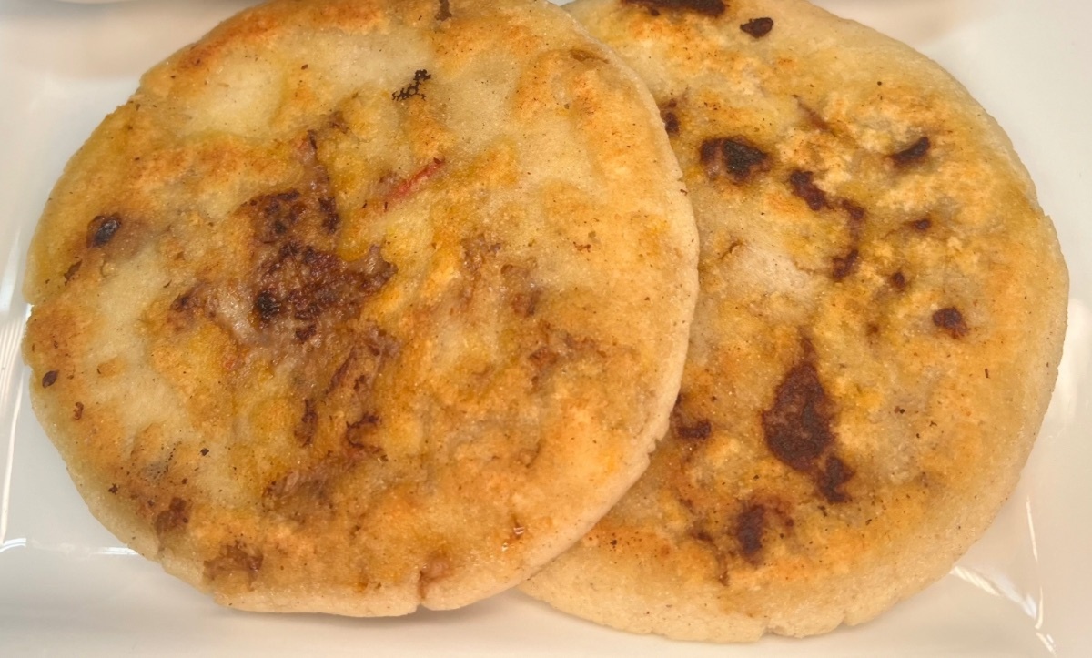 Chicharron Pupusa