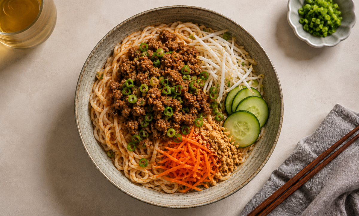 Minced Pork Rice Noodle