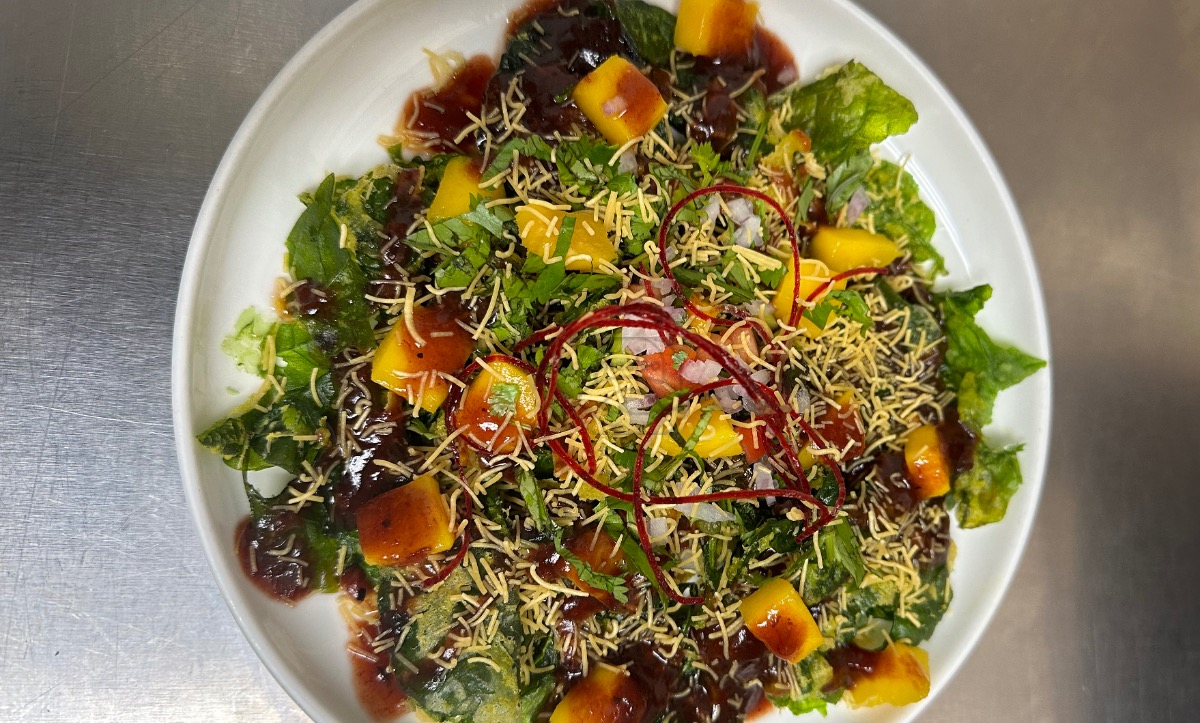 Aam Palak Chaat