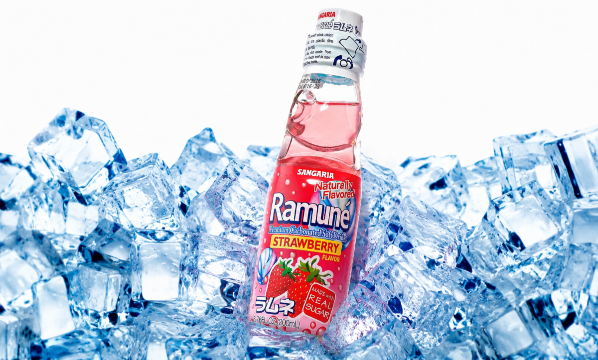 Strawberry Japanese Soda