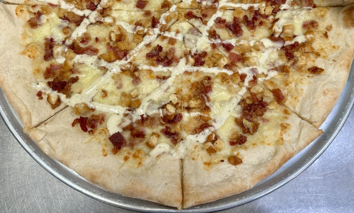 Chicken Bacon Ranch Pizza