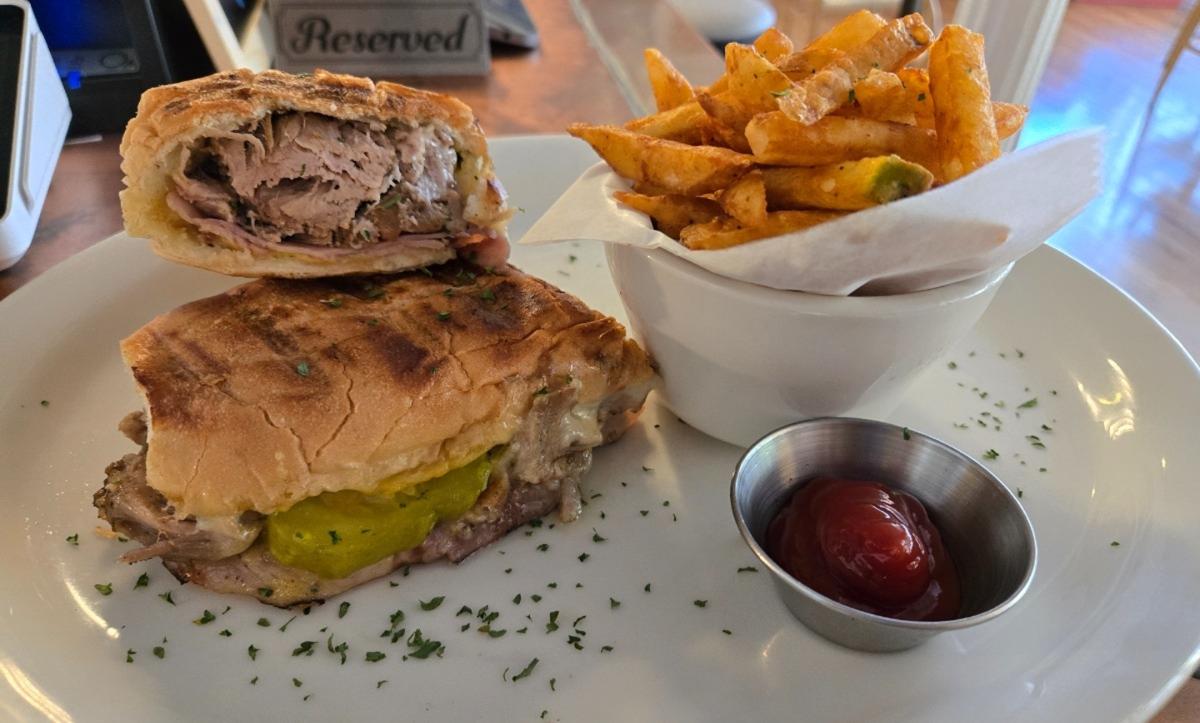 Cuban sandwich- french fries