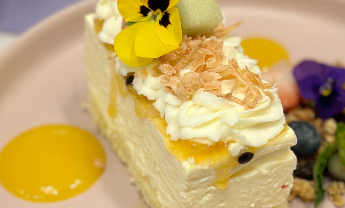 Passion Fruit Mousse Cake