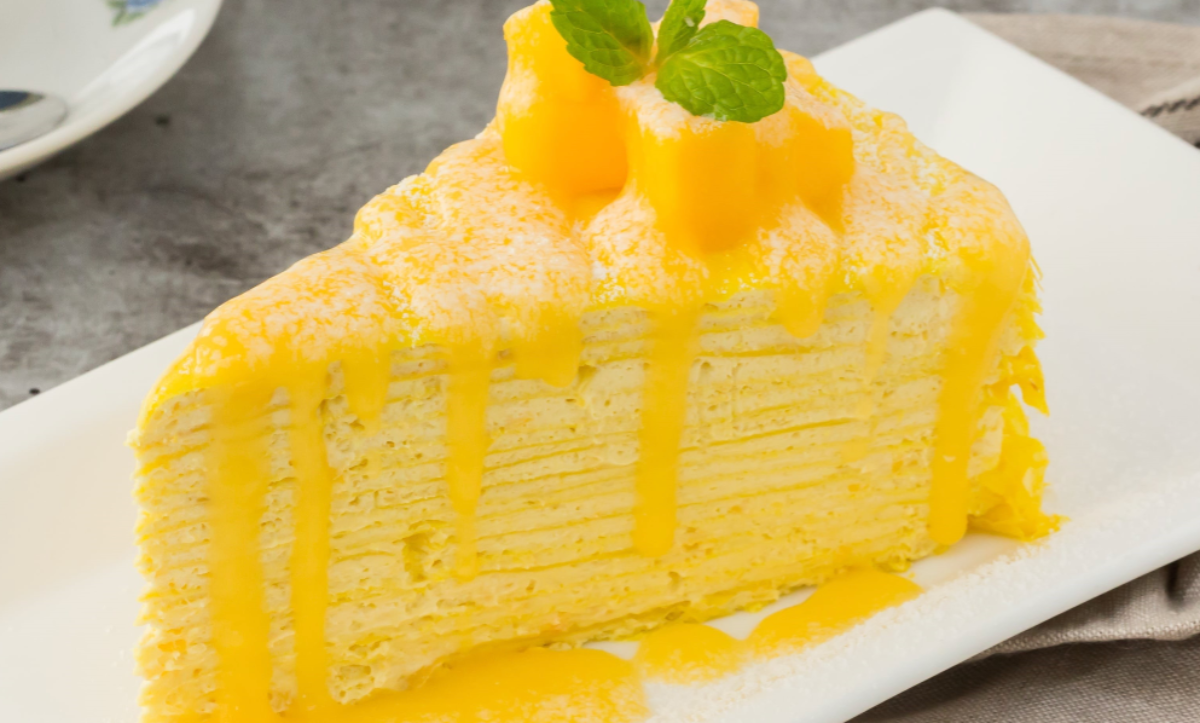 Mango Mille Crepes Cake