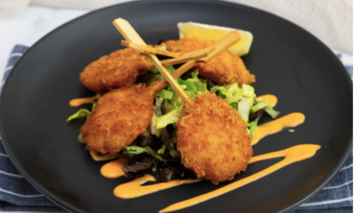 Fried Shrimp Lollipops