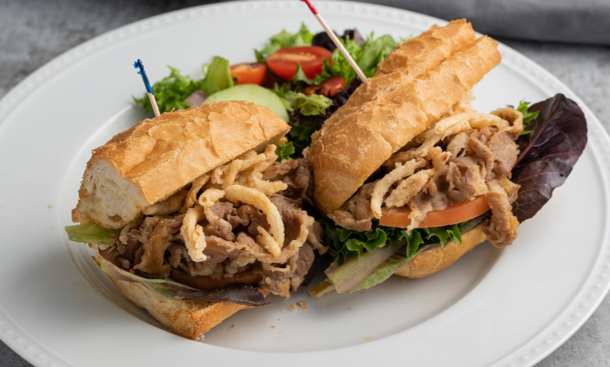 Beef Sukiyaki Sandwich