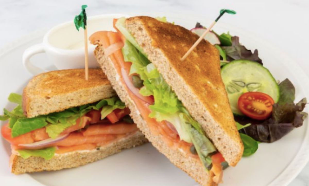 Smoked Salmon Sandwich