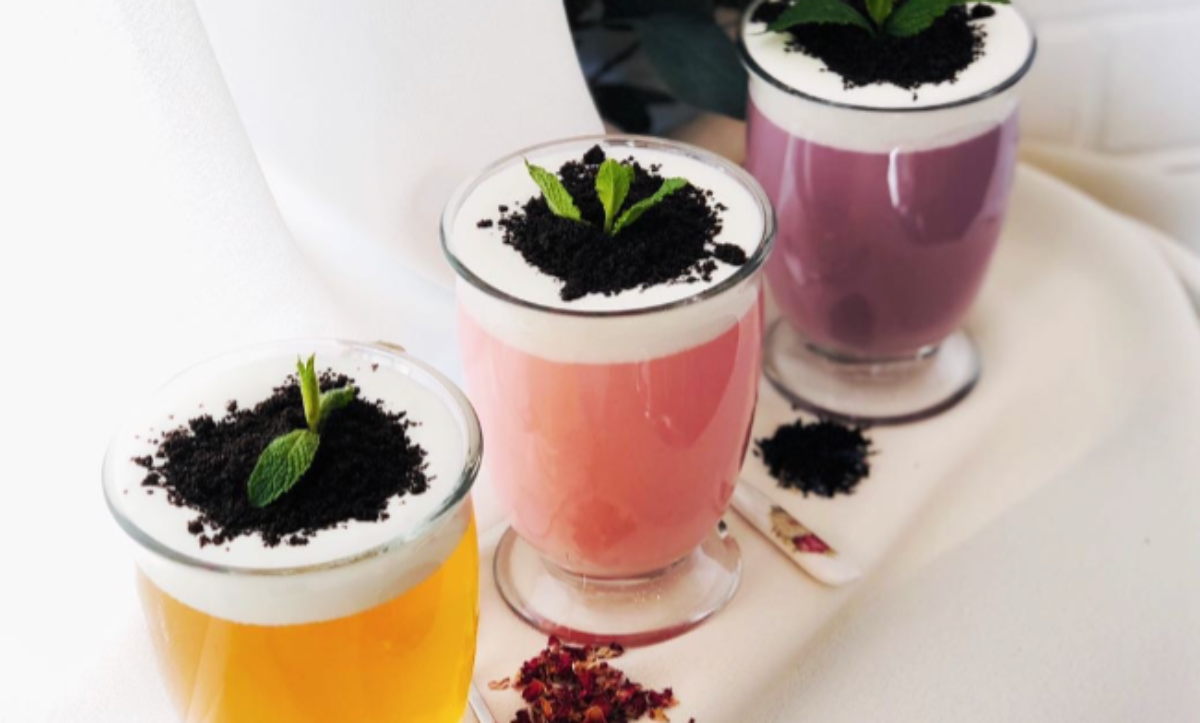 PS4. Potted Plant Milk Tea