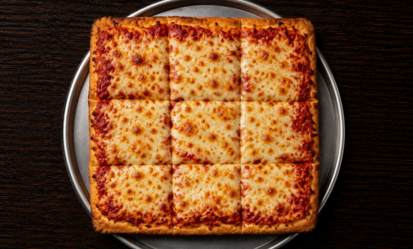Sicilian Cheese Pizza (12 Cut)