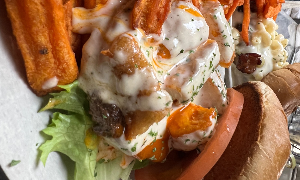 Beefy Rooster Burger