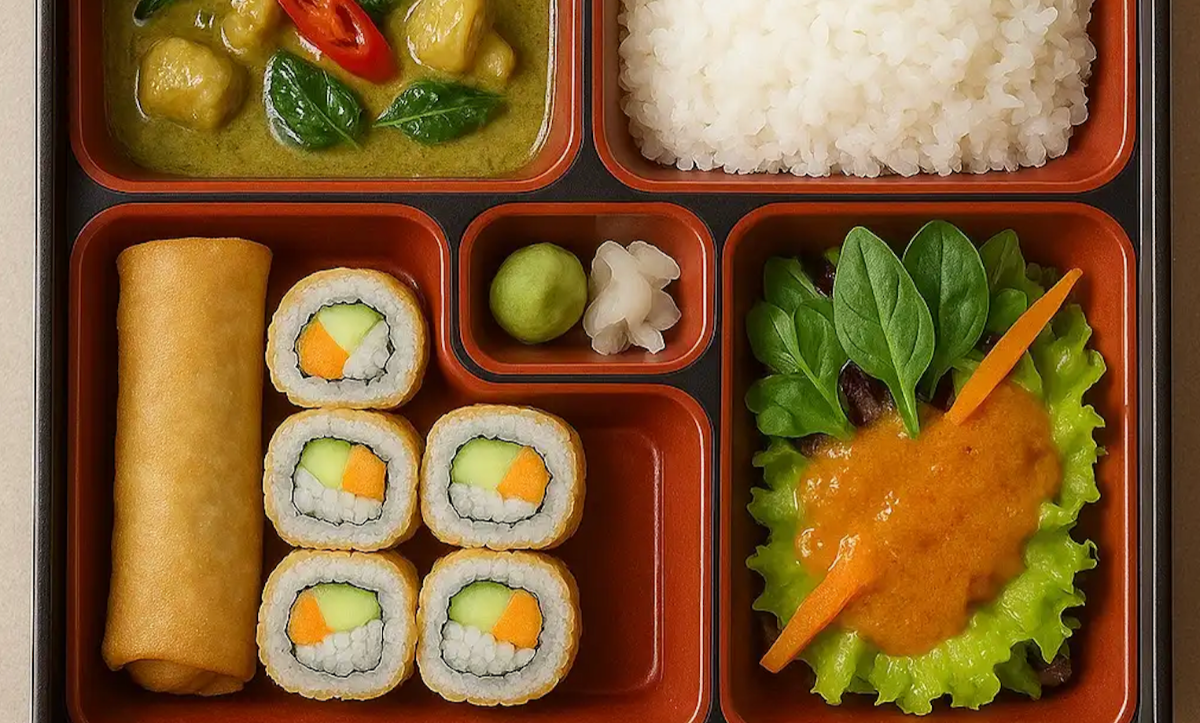 Vegetable Teriyaki w/ Rice Bento Box