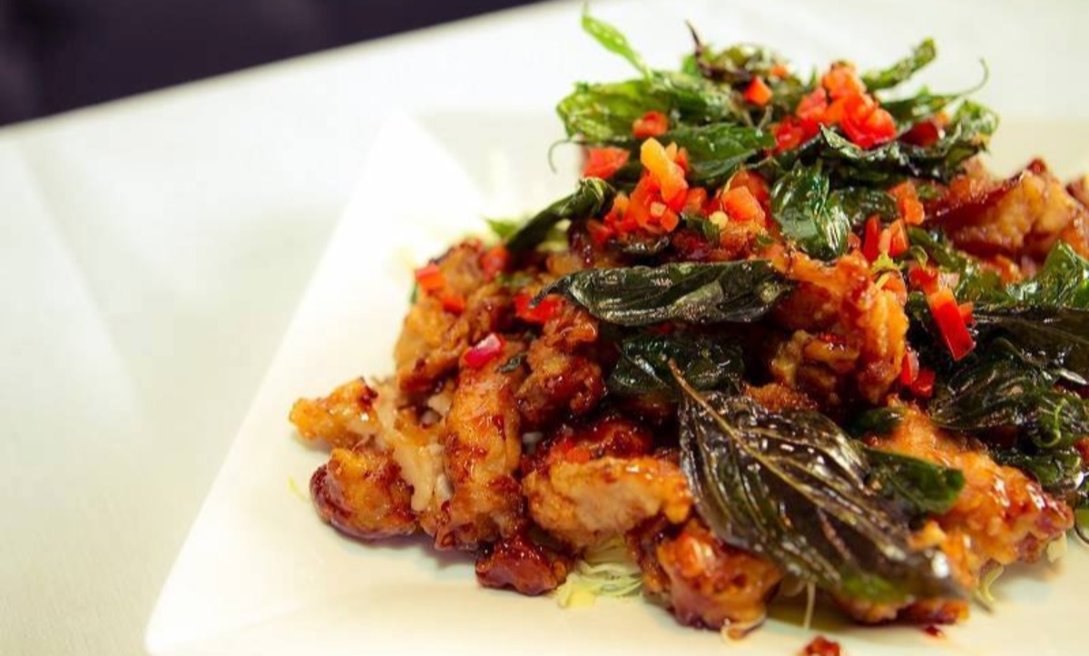 Crispy Chicken Basil