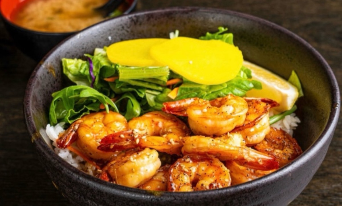 R6. Shrimp Donburi