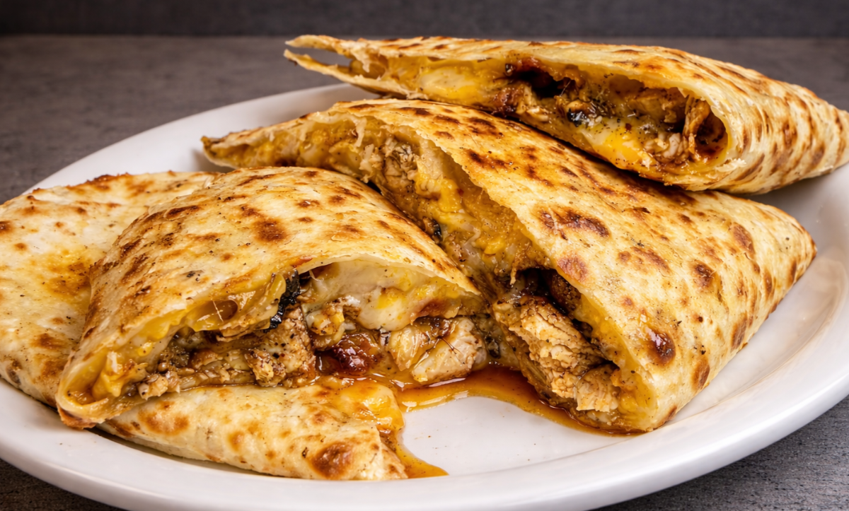 Chicken Bacon Ranch Quesadilla