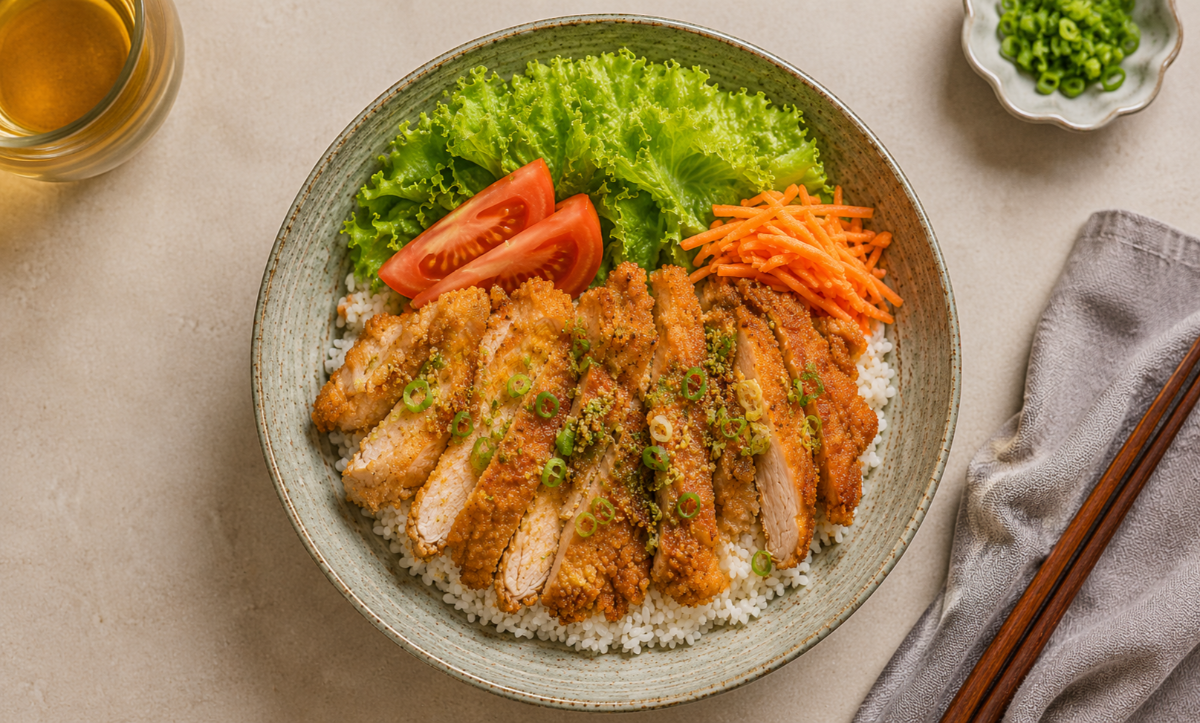 fried chicken bowl
