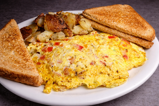 Chicken & Tomato Omelet