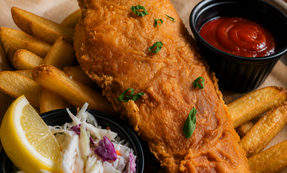 Beer-Battered Haddock*