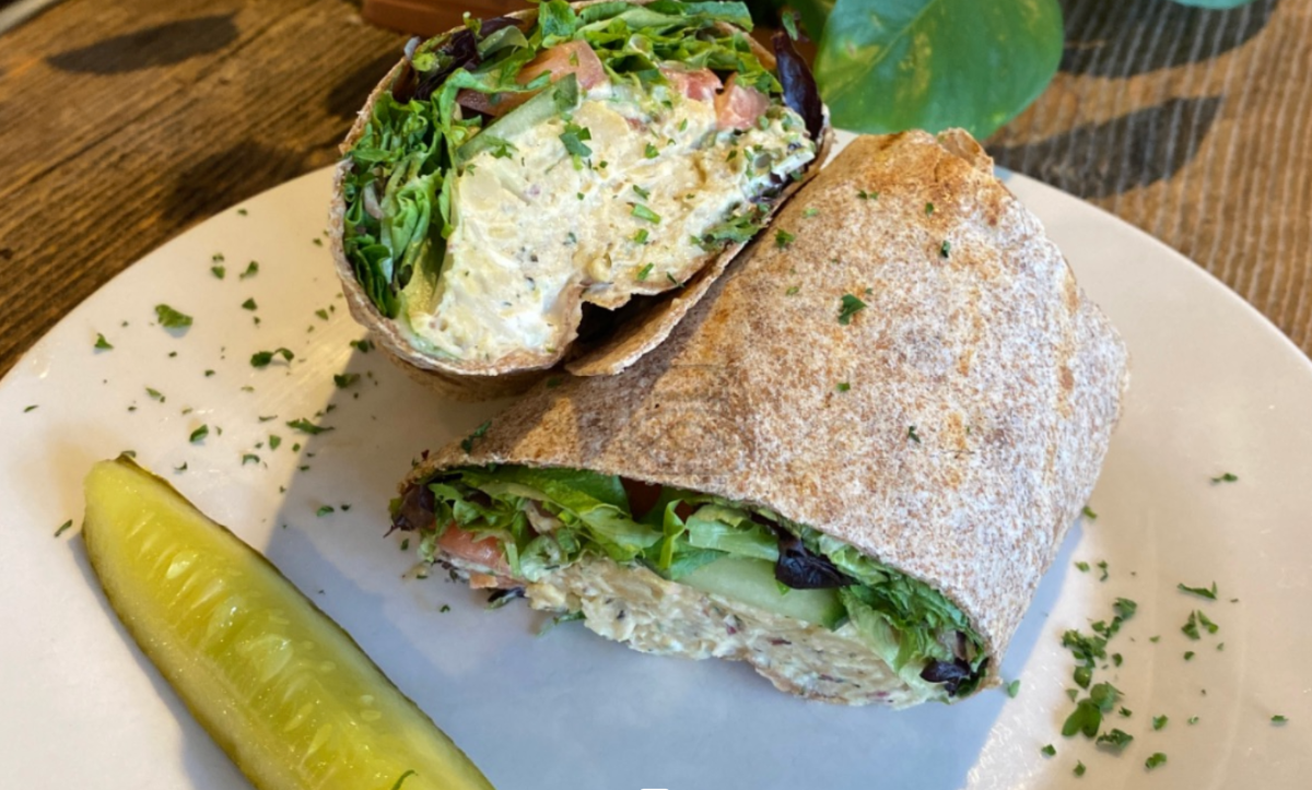 Chickpea Salad Wrap