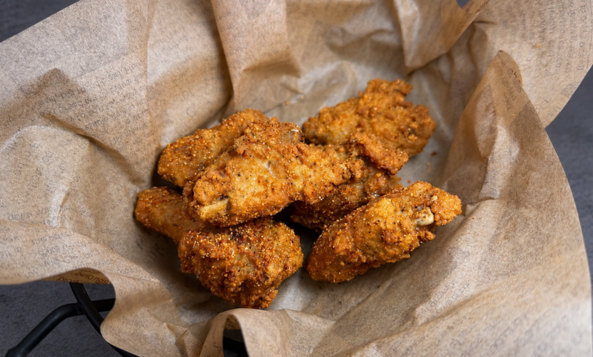 Crispy Fried Chicken Wings (6 Pcs)