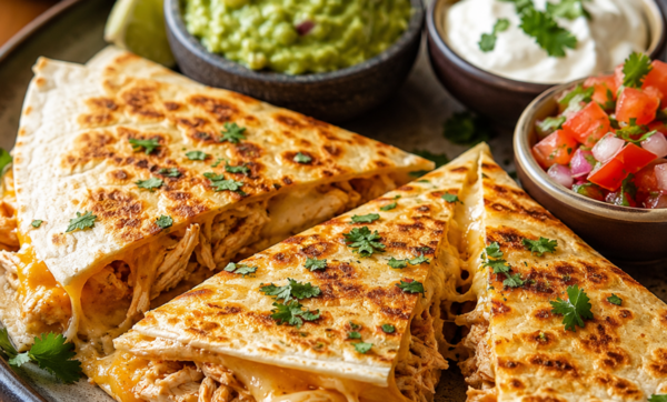 Chicken Quesadillas Rellenas