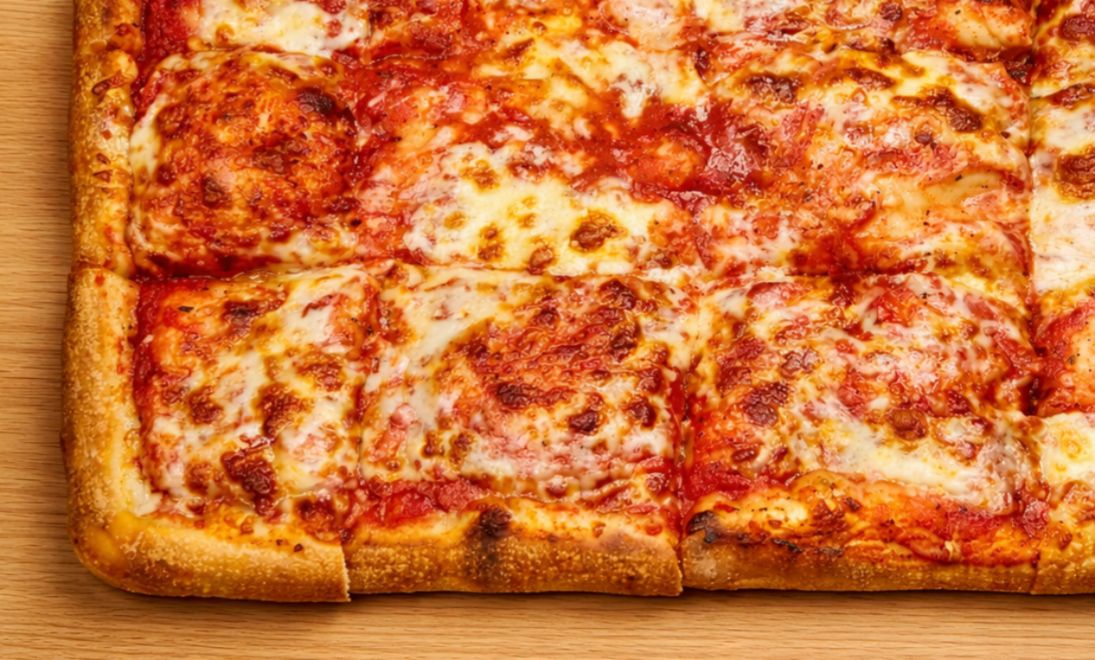 Square Cheese Pizza (12 Cut)
