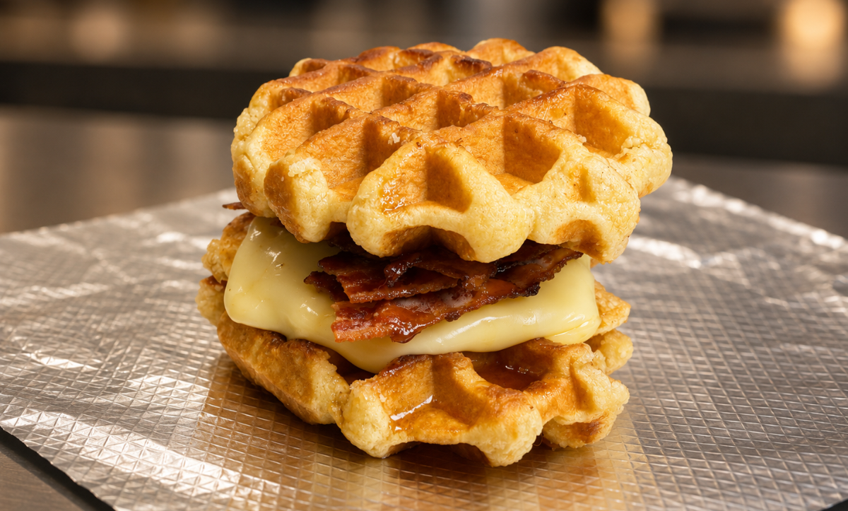 Waffle Breakfast Sandwich