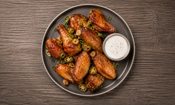 Crispy Confit Chicken Wings