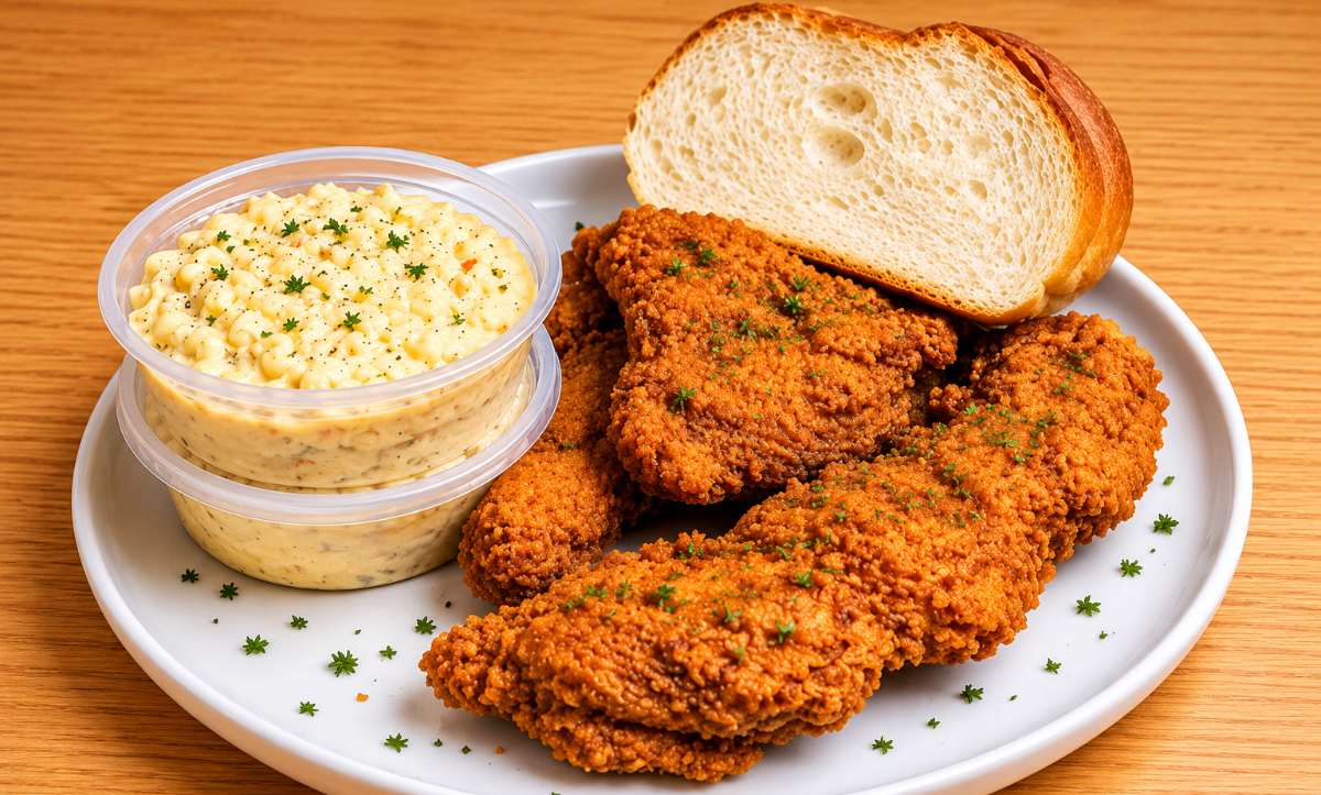 2 Pieces Chicken with One Side
