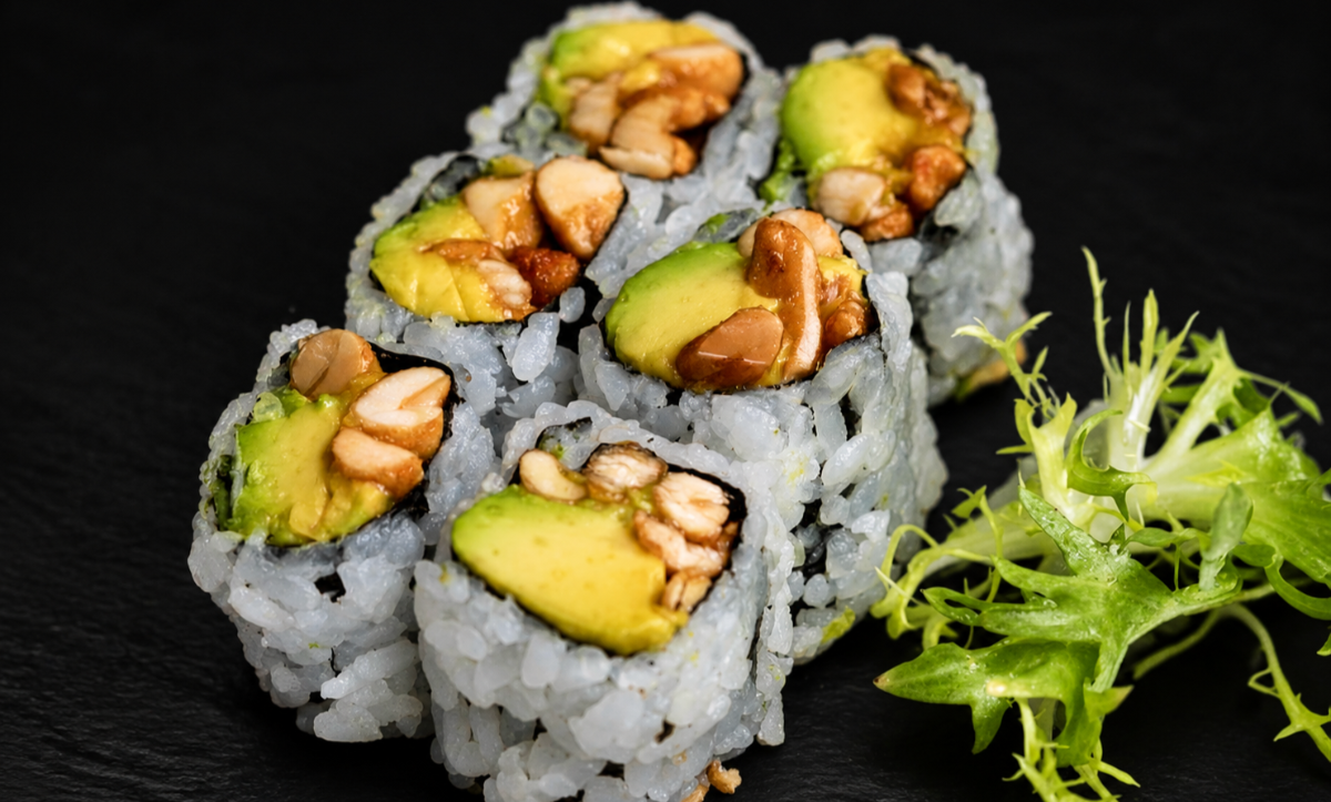 Peanut Avocado Roll