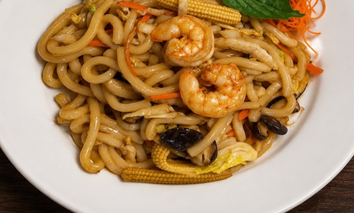 Shrimp Yaki Udon