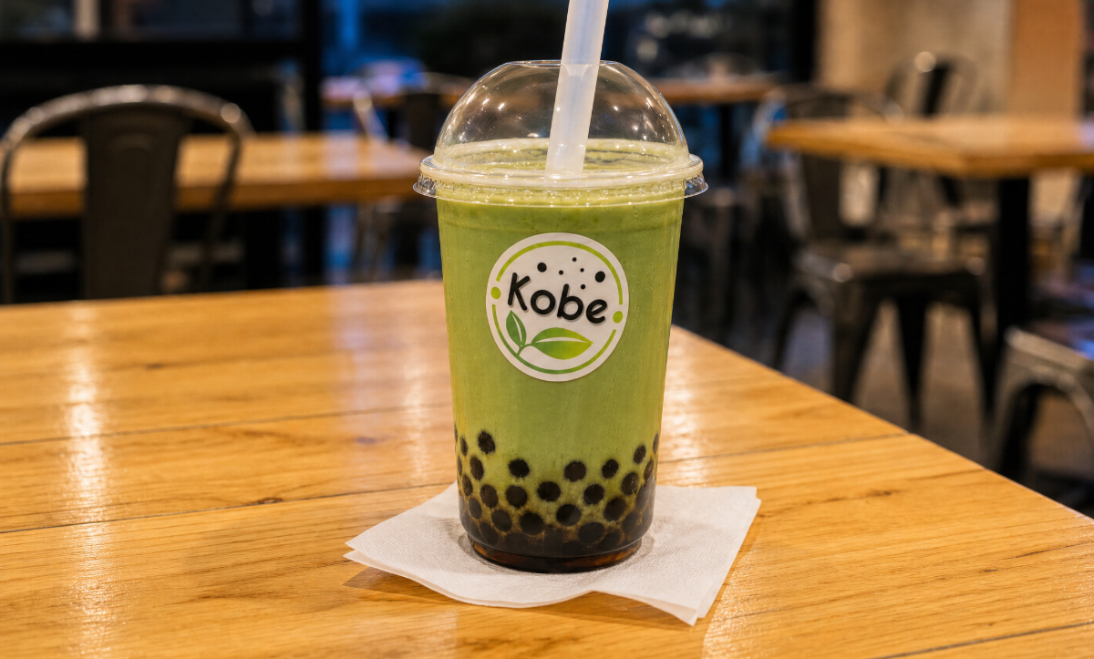 matcha green tea bubble