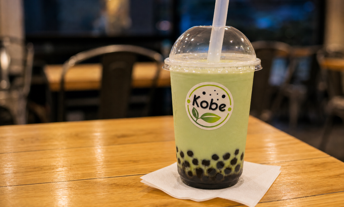 Honeydew bubble tea