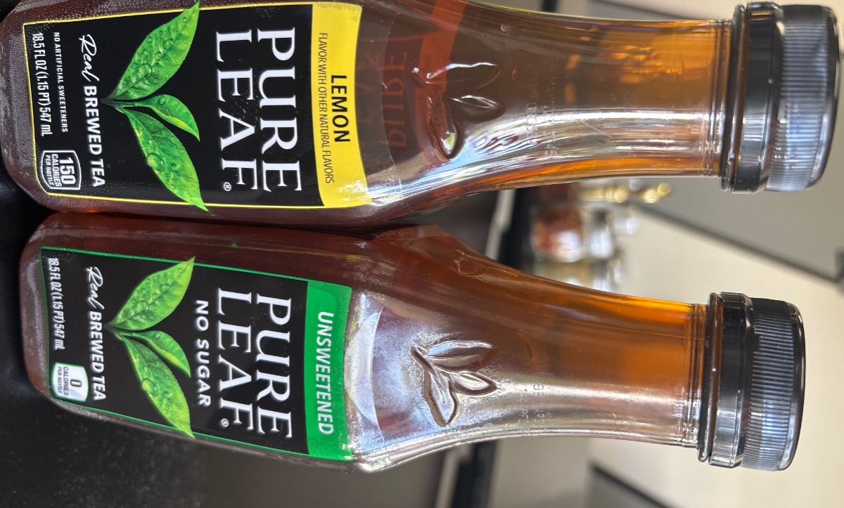 Pure Leaf lemon &unsweetened no sugar