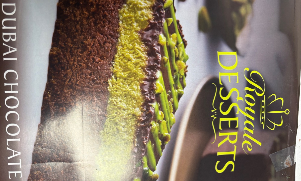 Dubai chocolate cake