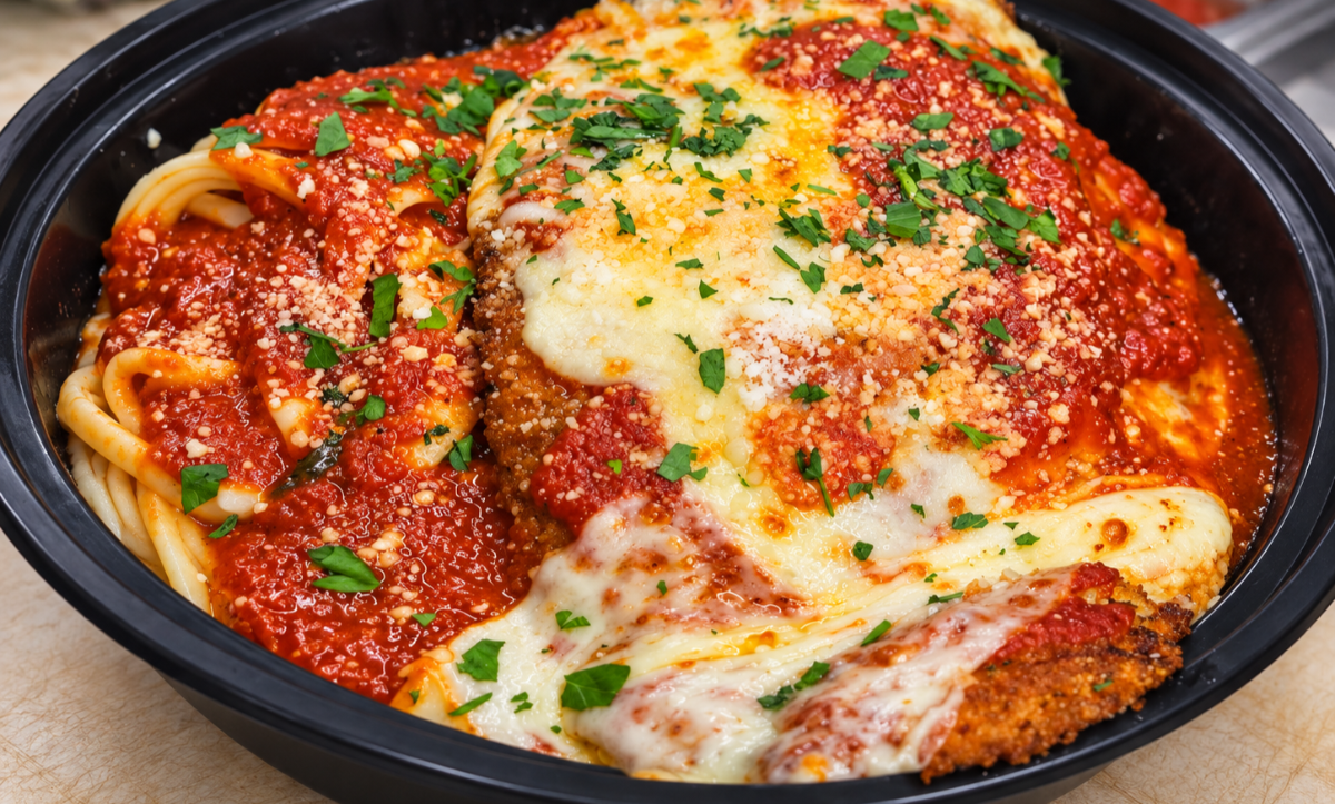 Veal Parm w/ Pasta