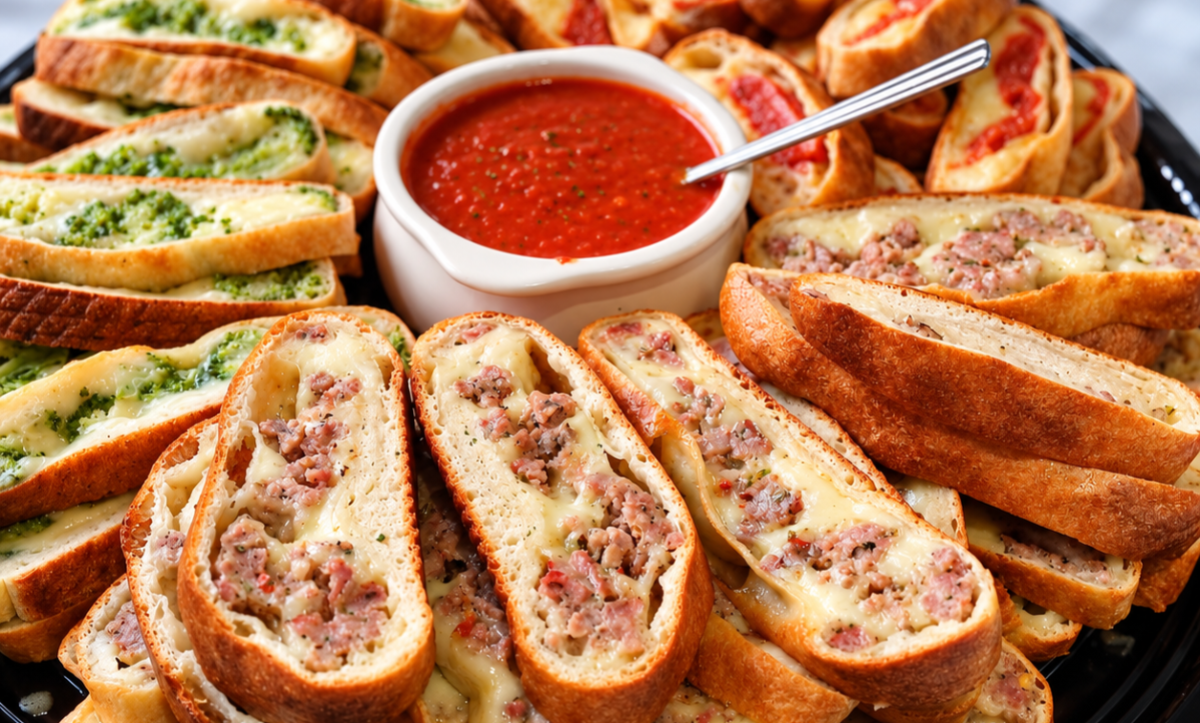 Assorted Stuffed Bread Platter