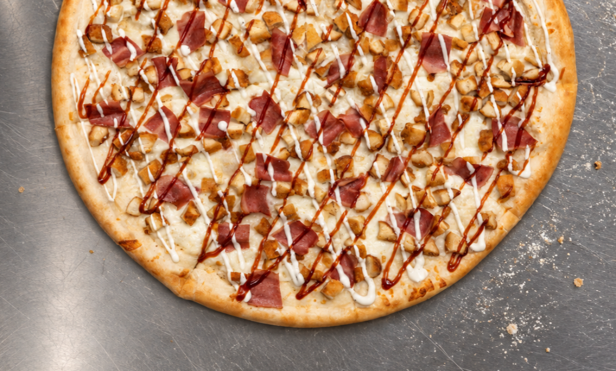 Chicken Bacon Ranch Pizza