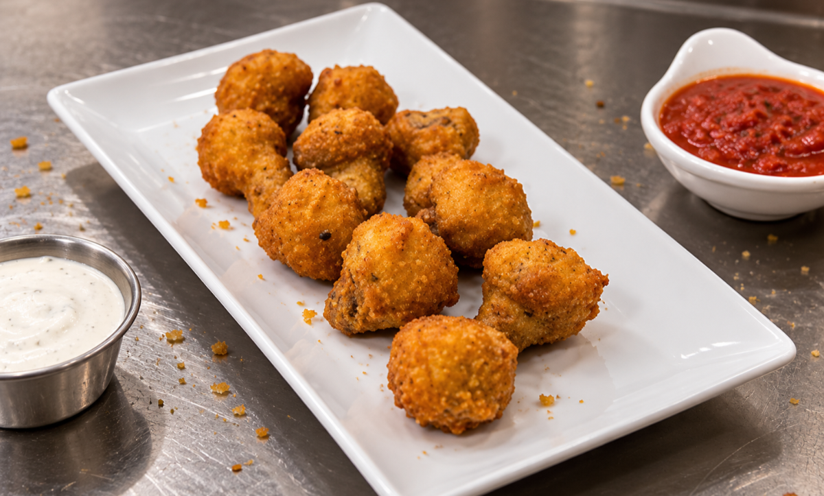 Battered Mushrooms (10 Pcs)