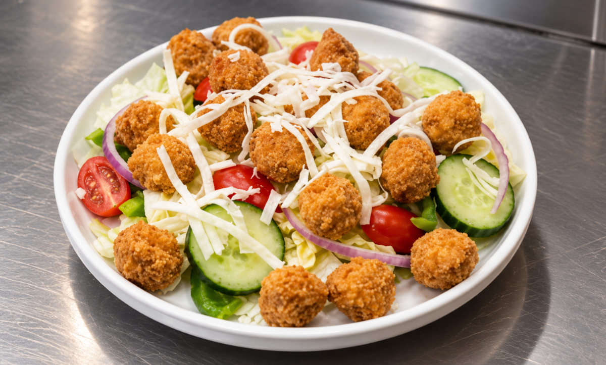 Large Popcorn Chicken Salad
