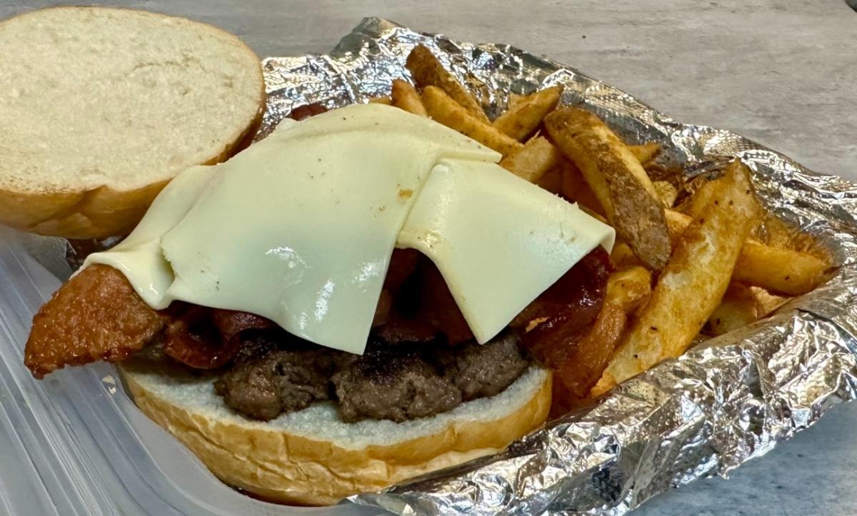 Half Pound Cheeseburger