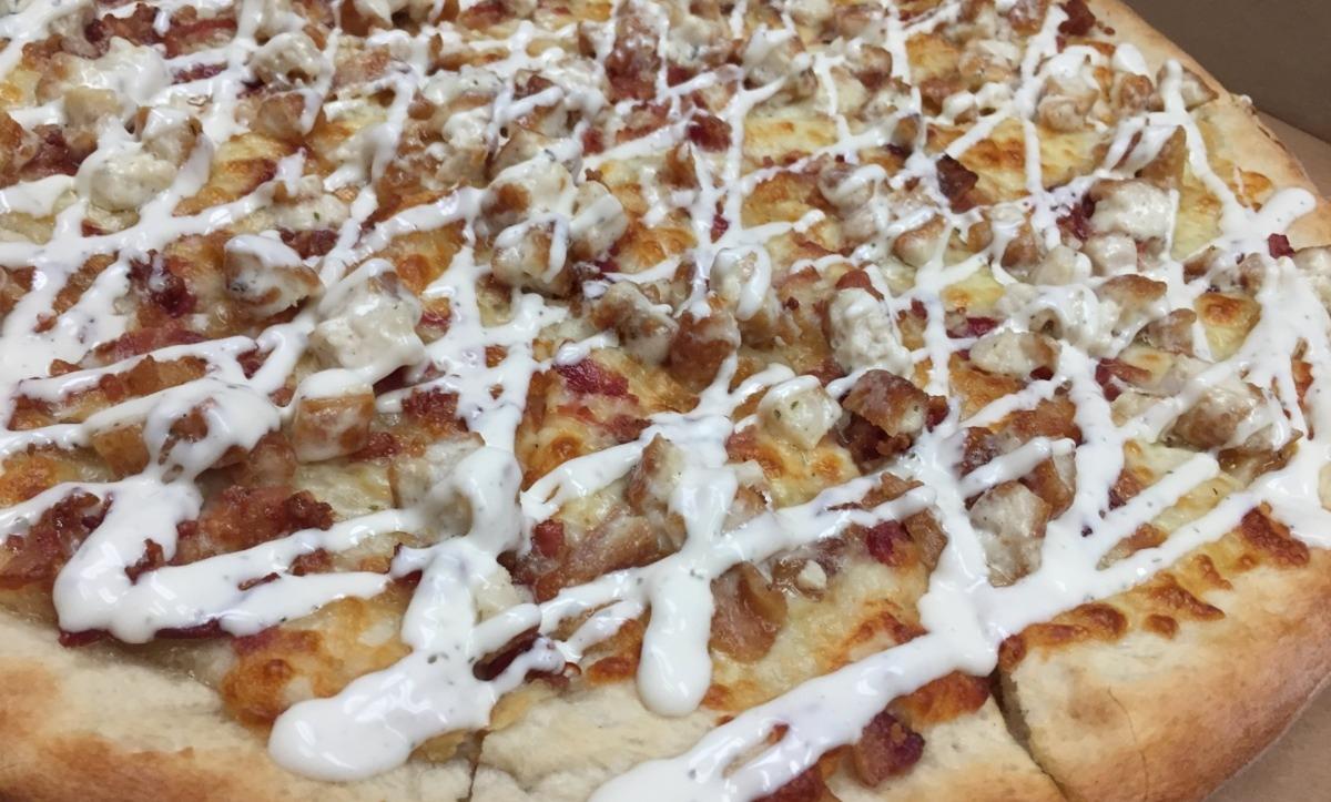 Chicken Bacon Ranch Pizza