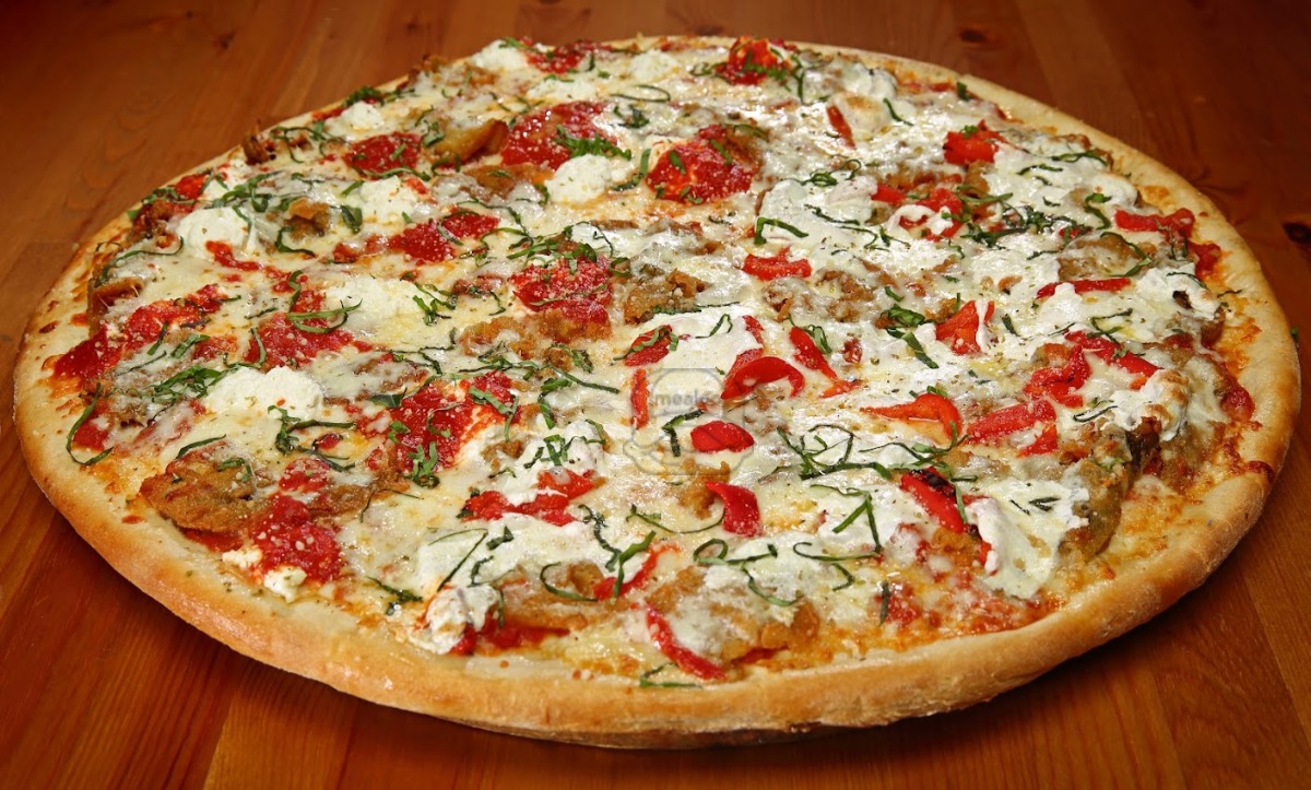 Eggplant Parmesan Pizza