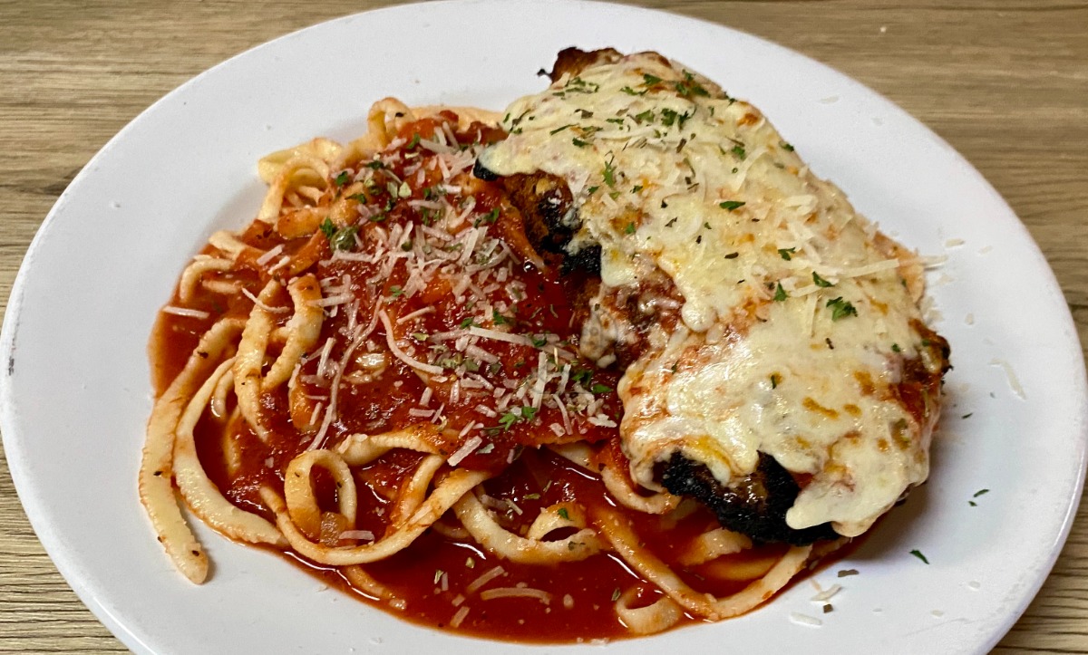 Chicken Parmigiana Linguini