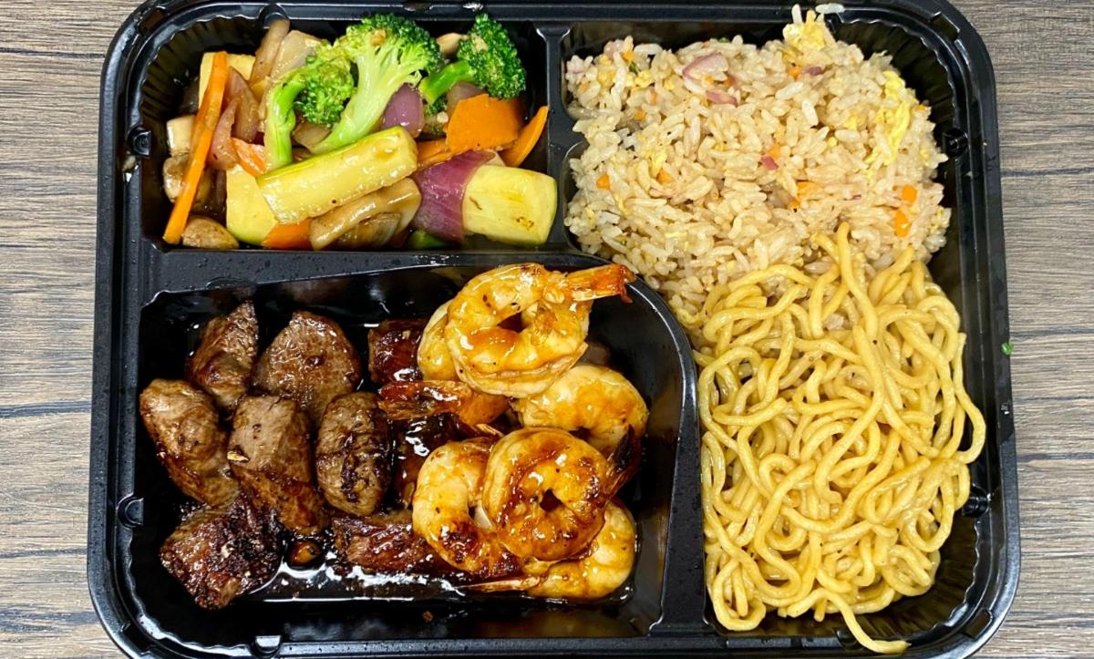 Filet Mignon & Shrimp Hibachi Combination
